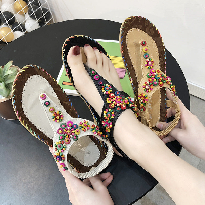 Women's Beaded Beach Shoes